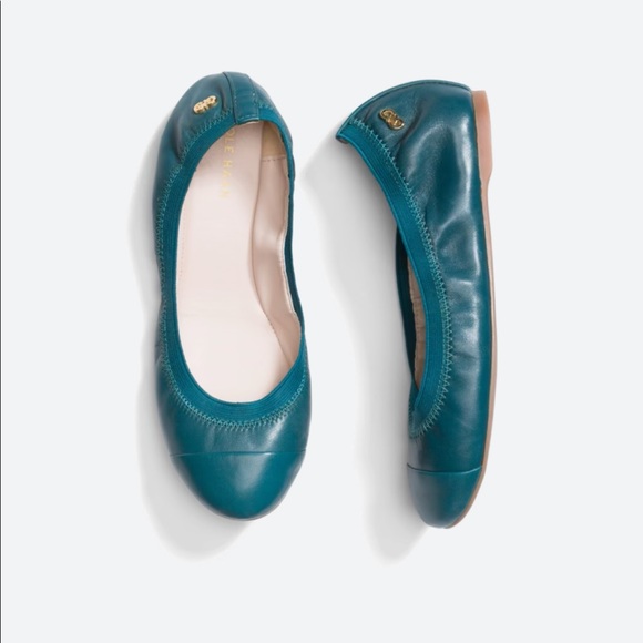 cole haan elbridge suede ballet flat